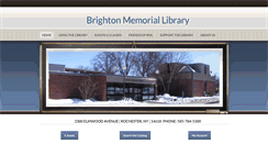 Desktop Screenshot of brightonlibrary.org